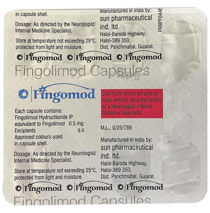 Fingolimod-capsules